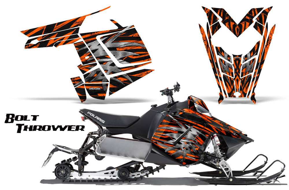 Polaris Rush Graphics Kit Bolt Thrower Orange